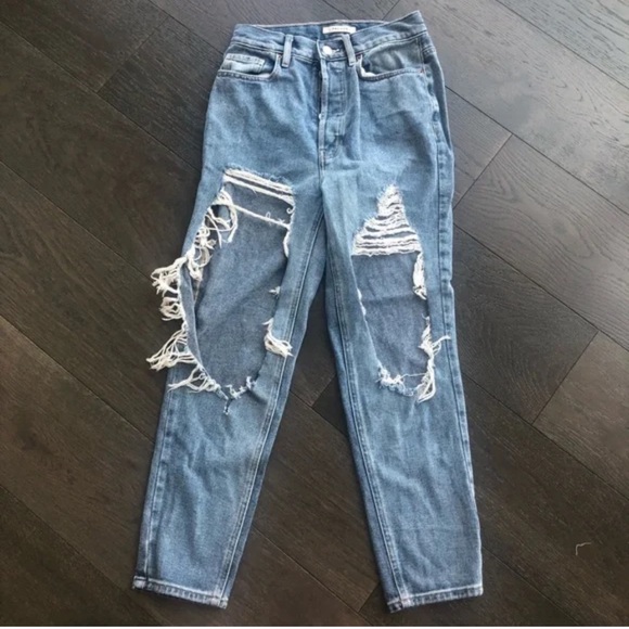 PacSun Denim - Pacsun High Rise Distressed Blue Jeans
